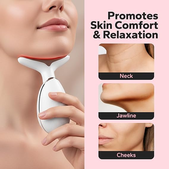 Tri-color LED Facial Massager