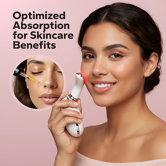 Tri-color LED Facial Massager