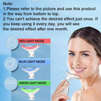 Tri-color LED Facial Massager