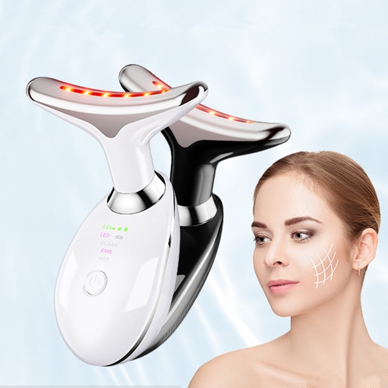 Tri-color LED Facial Massager