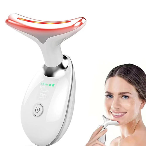 Tri-color LED Facial Massager